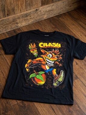 Crash Bandicoot Neon Graphic shirt